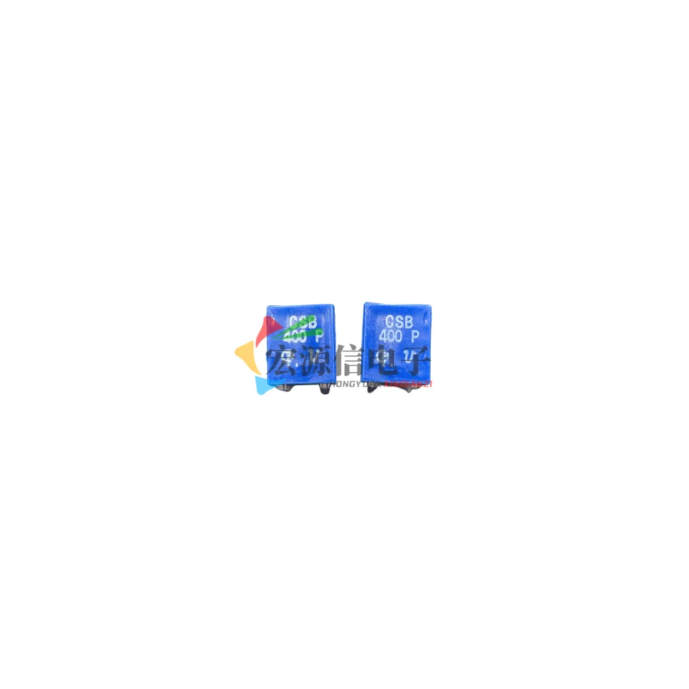 50PCS/400K 수입 인라인 세라믹 수정 발진기 CSB400PB 400P 400KHZ 구부러진 발 세라믹 발진기