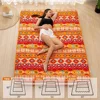 Japanese Floor Futon Mattress Extra Thick Folding Roll Up Bed Topper Mat for Guest Double Mattresses Lounger and Tavel Matress 2