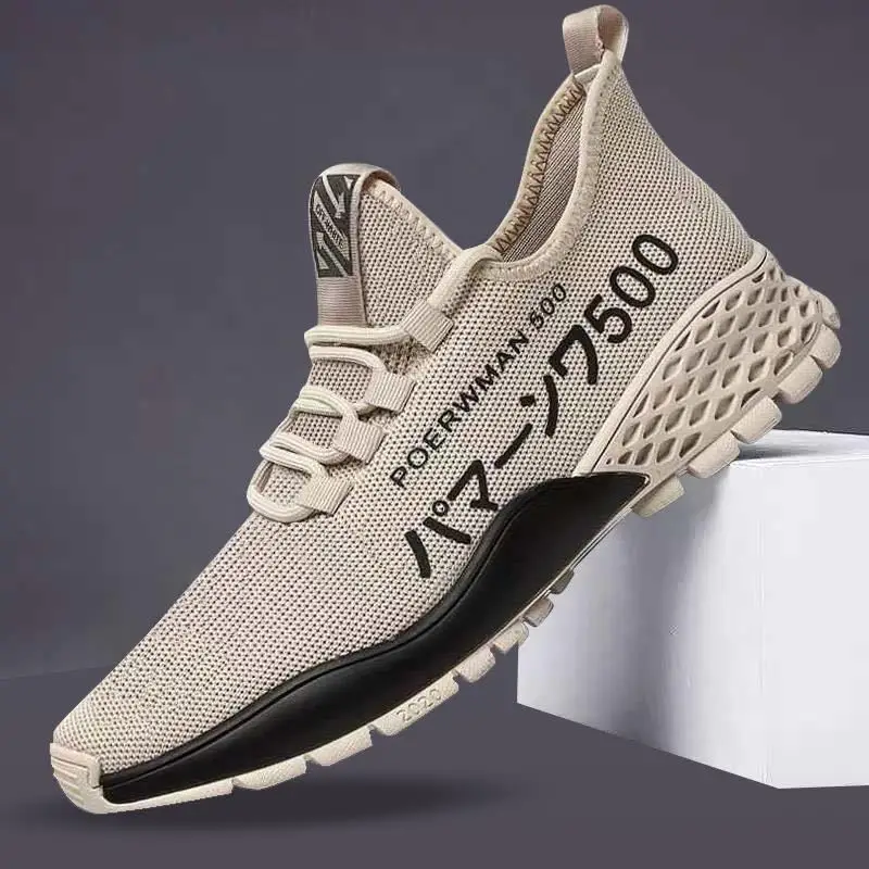

2023 Men Vulcanized Shoes Breathable Air Mesh Shoes for Men Sneakers Lightweight Tennis Shoes Tenis Masculino Zapatillas Hombre