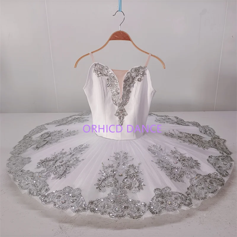 

Hot Sale Cheap Fashion Unique Design Kids Girls Children Women Adult Performance Wear White Swan Lake Ballet Tutu Costumes