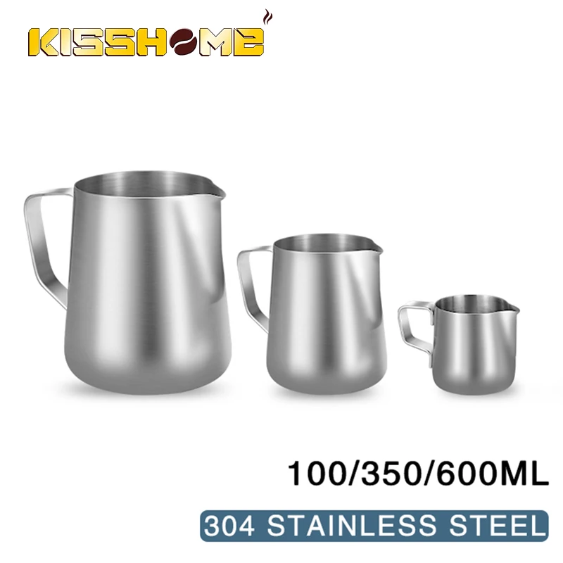 Coffee Milk Frothing Pitcher Stainless Steel Espresso Steaming Barista Latte thumbnail 4