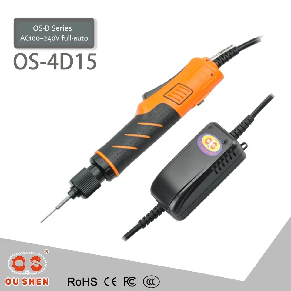 OS-4D15 Adjustable Torque Mini For Assembly Automatic Machine Electric Screwdriver os 6d35 shut off type ac220v machine for mobile phone assembly line electric screwdriver