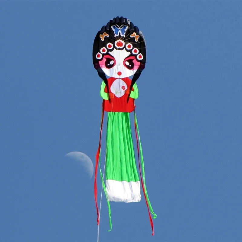 

free shipping peking opera soft kite for adults Power kite Kite flying professional kite show kites Children outdoor games kite