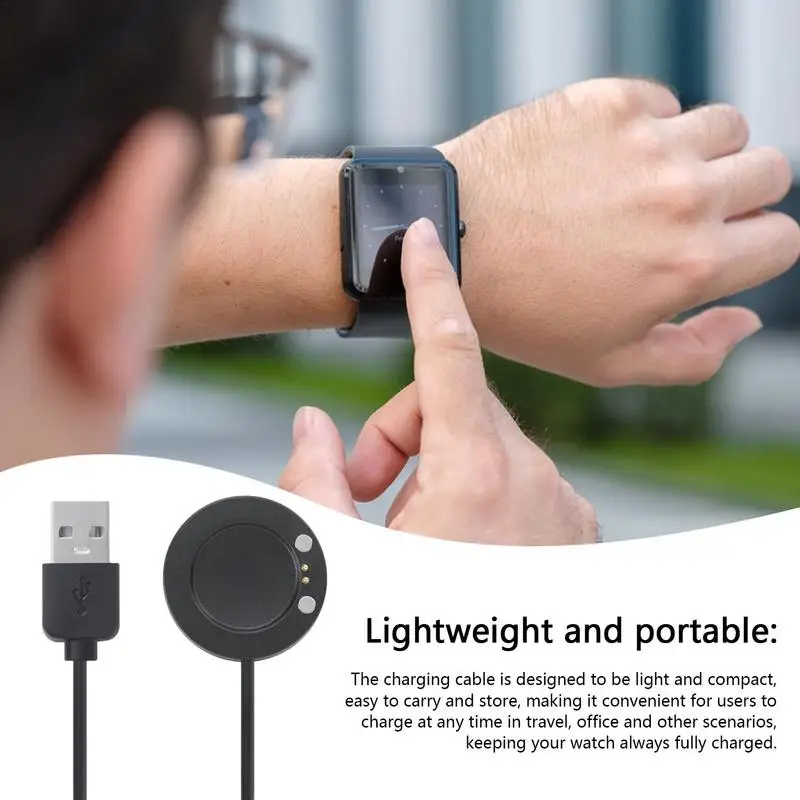 Wireless Smartwatch Charger Smart Watch Magnetic Charging Cable Cradle Portable Watch Charging Supplies For Business Trips Home