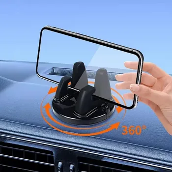 360 ° Supporto Girevole per Telefono da Auto, Antiscivolo, per Navigazione GPS, Universale per Tutti i Telefoni