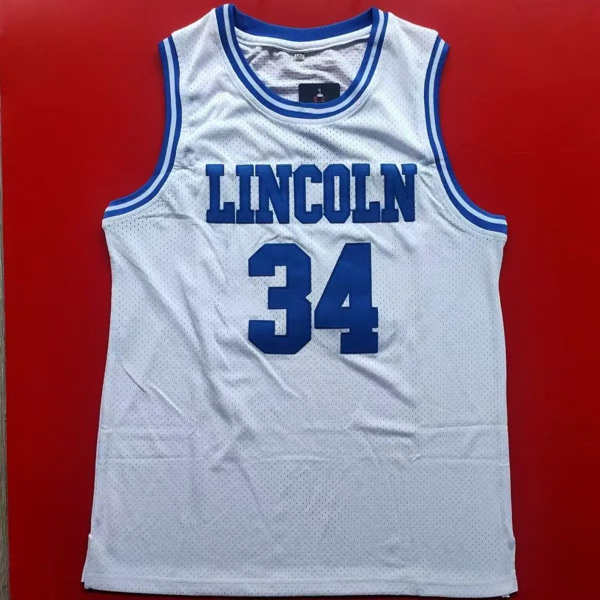 Mens #34 Jesus Shuttlesworth Jersey Lincoln High School Jersey