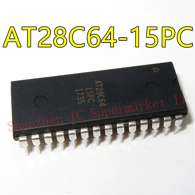 1pcs/lot AT28C64-15PC AT28C64-15PI AT28C64-15PU AT28C64 DIP-28 In Stock | Электронные компоненты и принадлежности