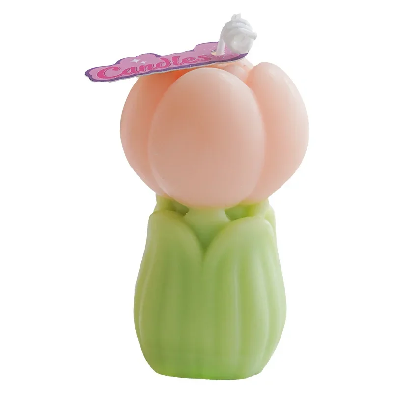 Tulip Blossom Aromatherapy Soy Wax Candle – Scented Candle for Weddings, Birthdays, and Home Decor