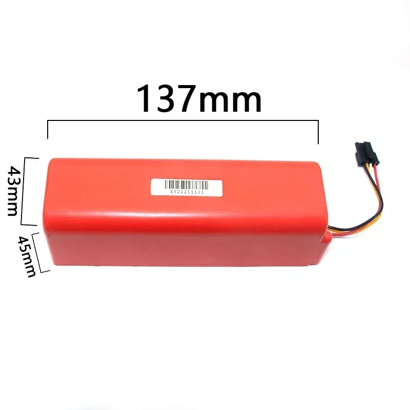 Original Replacement Battery BRR-2P4S-5200D XIAOMI 1S 1ST Roborock SDJQR01RR Sweeping Mopping Robot Vacuum Cleaner 6500mAh power tool battery rechargeable battery vacuum cleaner battery battery replacement