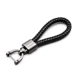 CNC Aluminum Motorcycle Key Cover and Keychain - Premium Modified Design (800Mt Keychain Black)