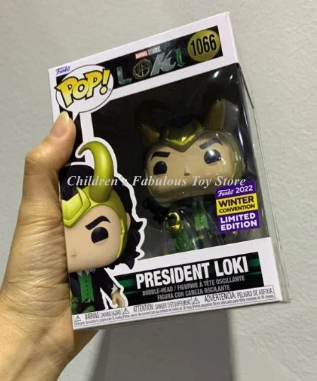 thumbnail image 1 of 2025 Figuras de acción FUNKO POP Loki n.° 36 Frost Giant n.° 972 President Loki n.° 1066, modelo de colección de juguetes para niños, regalo, 1 of 5