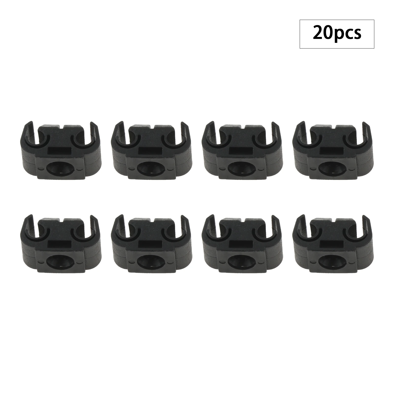 Konuooer 20pcs Auto Bremsleitung Clip, Bremsschlauch Doppelclip bremsleitung  Halter für A4 S4 Bora Caddy Golf Polo Alhambra Arosa Cordoba Ibiza Schwarz  : : Auto & Motorrad