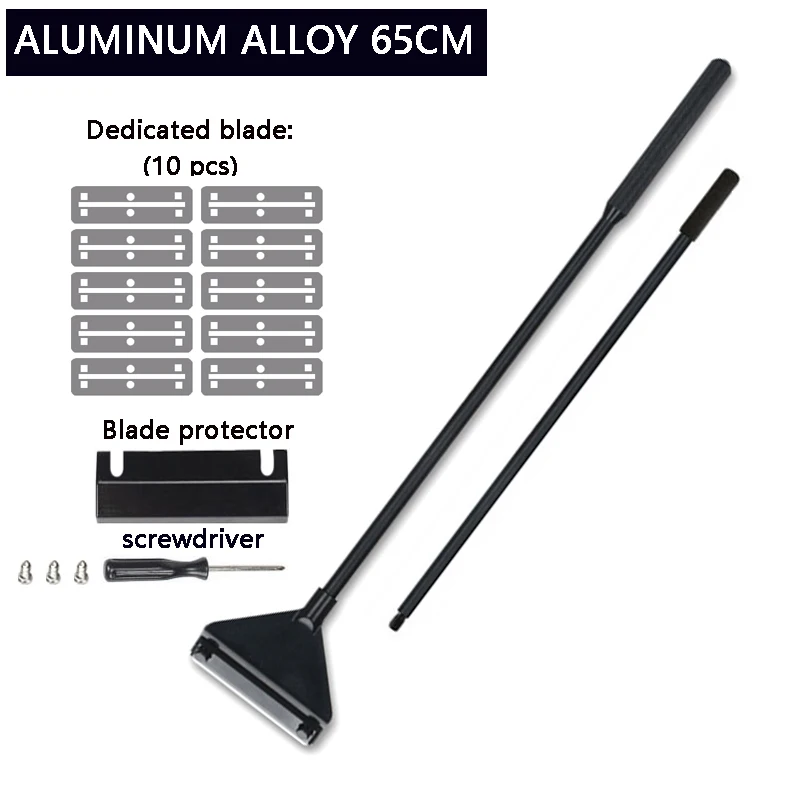 Limpador De Aquário Raspador De Algas Silicone Ou Lâmina De Aço