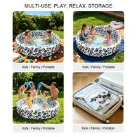 Piscine gonflable pour enfants à motif léopard, piscine extérieure, piscine intérieure, piscine à balles océaniques, piscine pour bébé, piscine en PVC 3