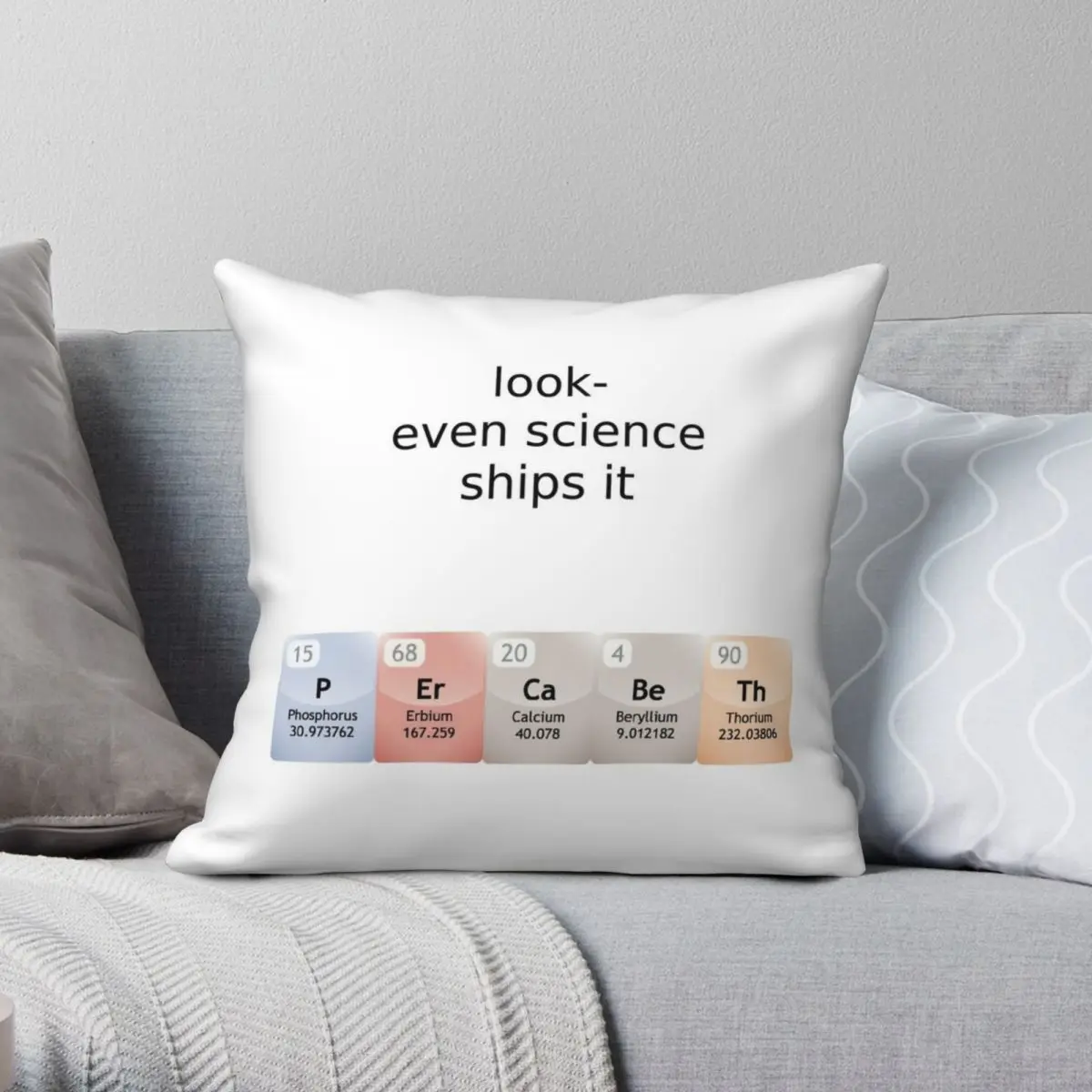 

Even Science Ships It Pillowcase Polyester Linen Velvet Creative Decorative Throw Pillow Case Sofa Seater Cushion Cover 45x45