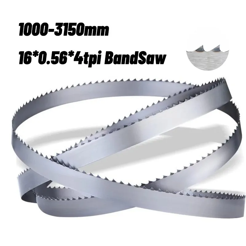 

1200mm 1650mm Band Saw Blades Cutting Bone Frozen Fish Meat 1200-3150mm With Width 16mm