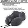 U Shaped Memory Foam Neck Pillows Soft Slow Rebound Space Travel Pillow Massage Neck Cervical Healthcare Bedding Drop Shipping 4
