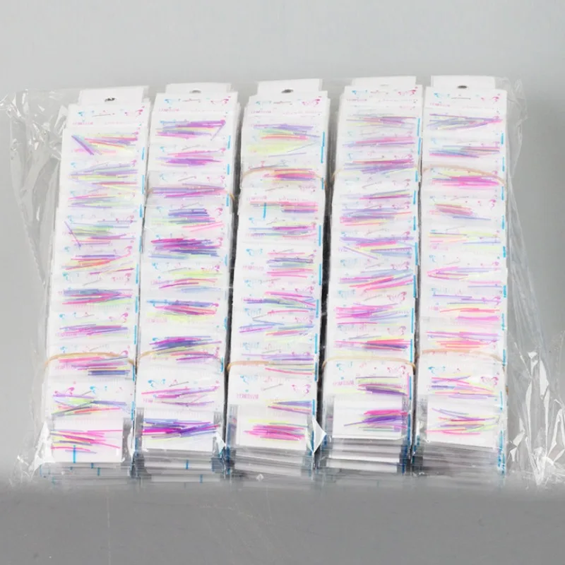 Plastic Thin Ear Stud Maintaining Ear Hole Black Earrings Transparent Multi Color Ear Stick Lightweight Simple Earring Parts