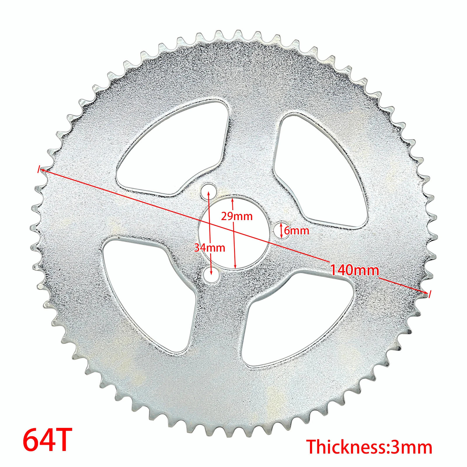 38T 54T 64T 74T T8F 35MM Rear Sprocket Mini Moto ATV Quad Dirt Pit Pocket Bike Cross 47cc 49cc Parts engine sprocket