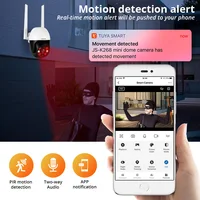 Caméra IP Fuers 8MP 4K pour extérieur, sécurité domestique, suivi automatique, détection humaine par IA, caméra de surveillance WIFI CCTV, compatible avec Tuya Smart 3