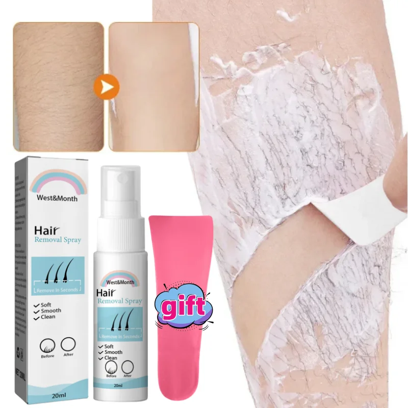 

Painless Hair Removal Spray Underarm Private Facial Body Leg Hair Remove Cream Hair Growth Inhibitor Body Cream Care Men Women