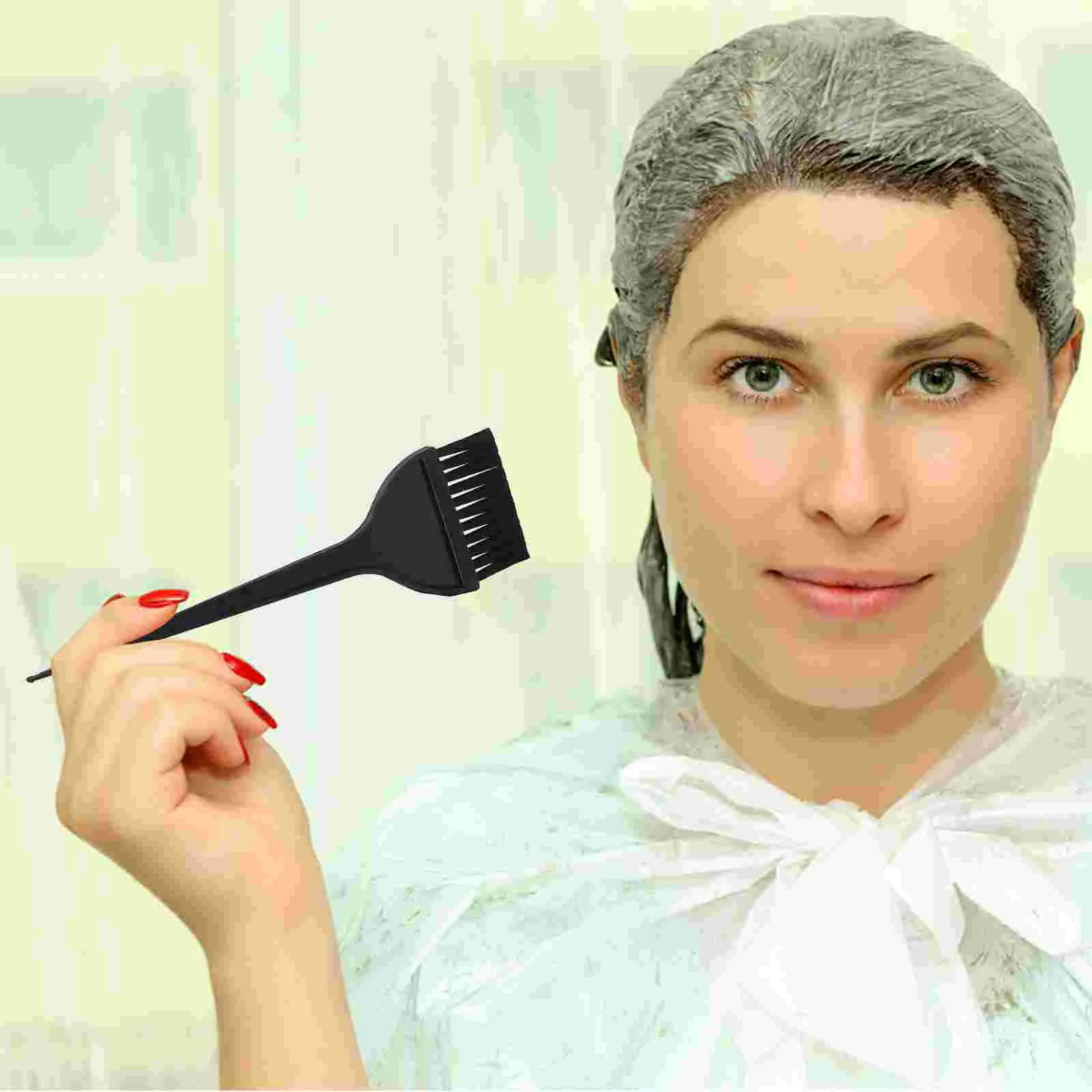 6 Stück Haar färbemittel Kappe Set Häkeln adel Färbung Pinsel Hut Highlight Kit Färben Salon Werkzeug Kippen