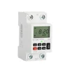 ETEK  220V Din Rail Weekly Days Hour Programmable Intelligent relay 40A 2p with Battery 7 Days Countdown Timer EKTS316 5