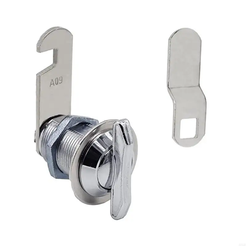 A0KE Thumb Operated Cabinet Latches Secure Cams Locking Mechanism for Household Office