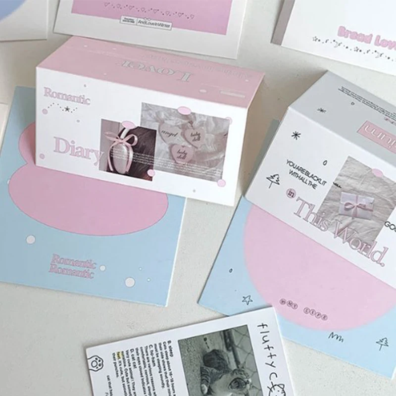 사진 카드홀더 카드 헤드 카드 뒷면 고정 장식 골판지, DIY 포장 재료, 보석 선물 포장 카드, 10 세트
