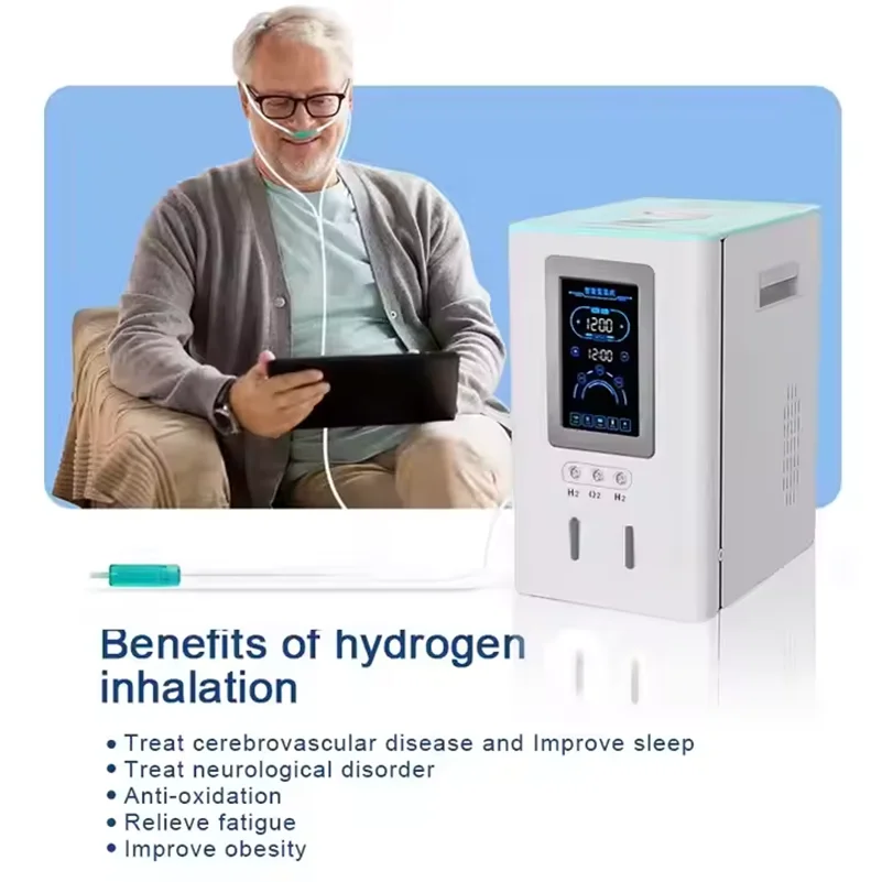 480W White Hydrogen Oxygen Breathing Machine PEM Electrolysis Hydrogen Oxygen Inhalation Machine 6