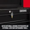 Tool Chest Combo with Drawer Liner Roll, 26-Inch, Rolling, 5 Drawer, Black (CMST82763BK) 5