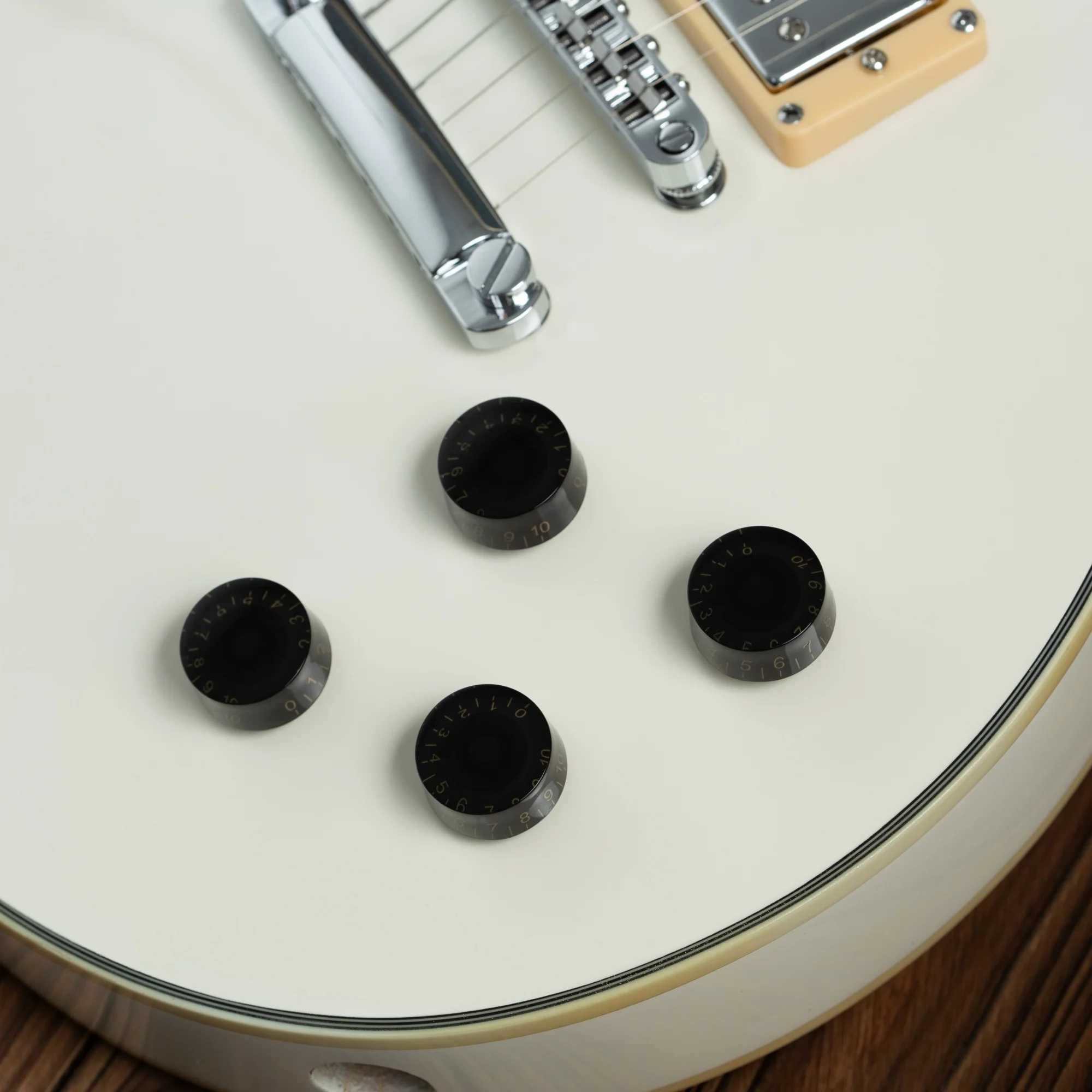 PHRILAM 3/8 Zoll USA LP Gitarren-Drehknöpfe, Feine 18-Spline Ton- und Lautstärkeregler für Les Paul – Detail 3