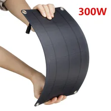 

300W Solar Panel Monocrystal Double USB Solar System Kit Complete Power Bank Solar Plate for Car Yacht RV Battery Charger