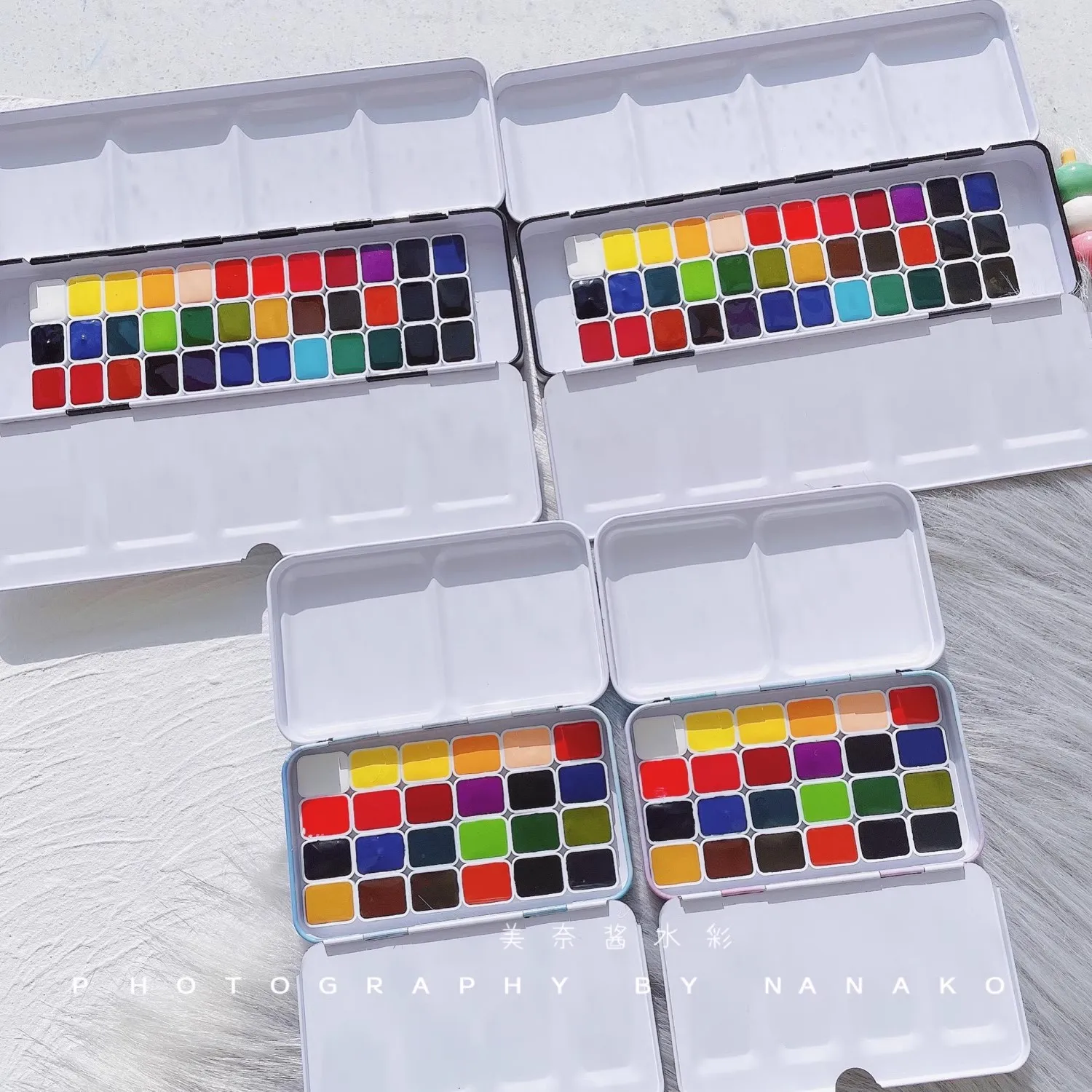 Germany schmincke academy watercolor 24 colors 36 colors watercolor dispenser 0.5ml 1ml student supplies art painting supplies