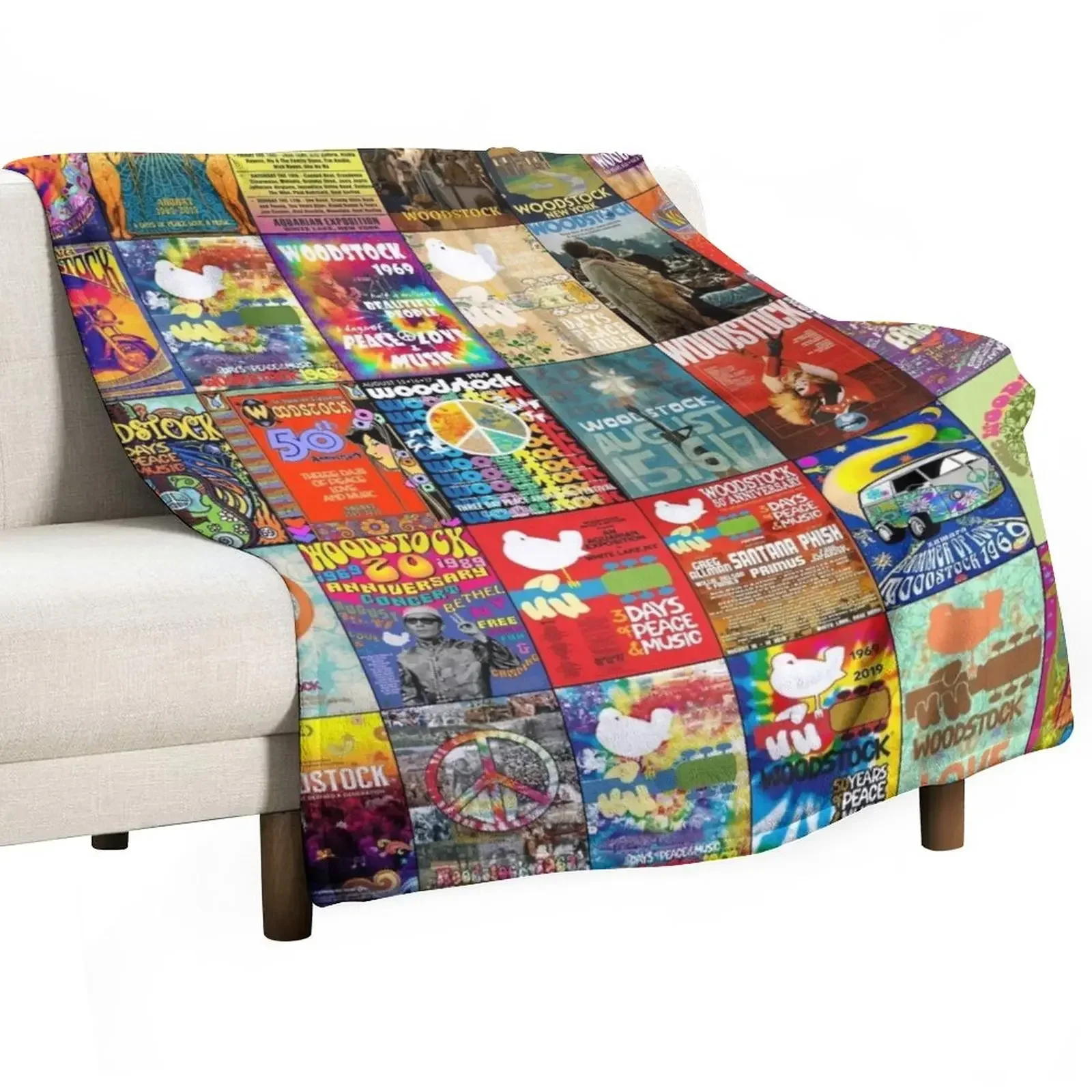 

Woodstock Throw Blanket Blankets Sofas Of Decoration Sofa Quilt Hair Fluffys Large Blankets