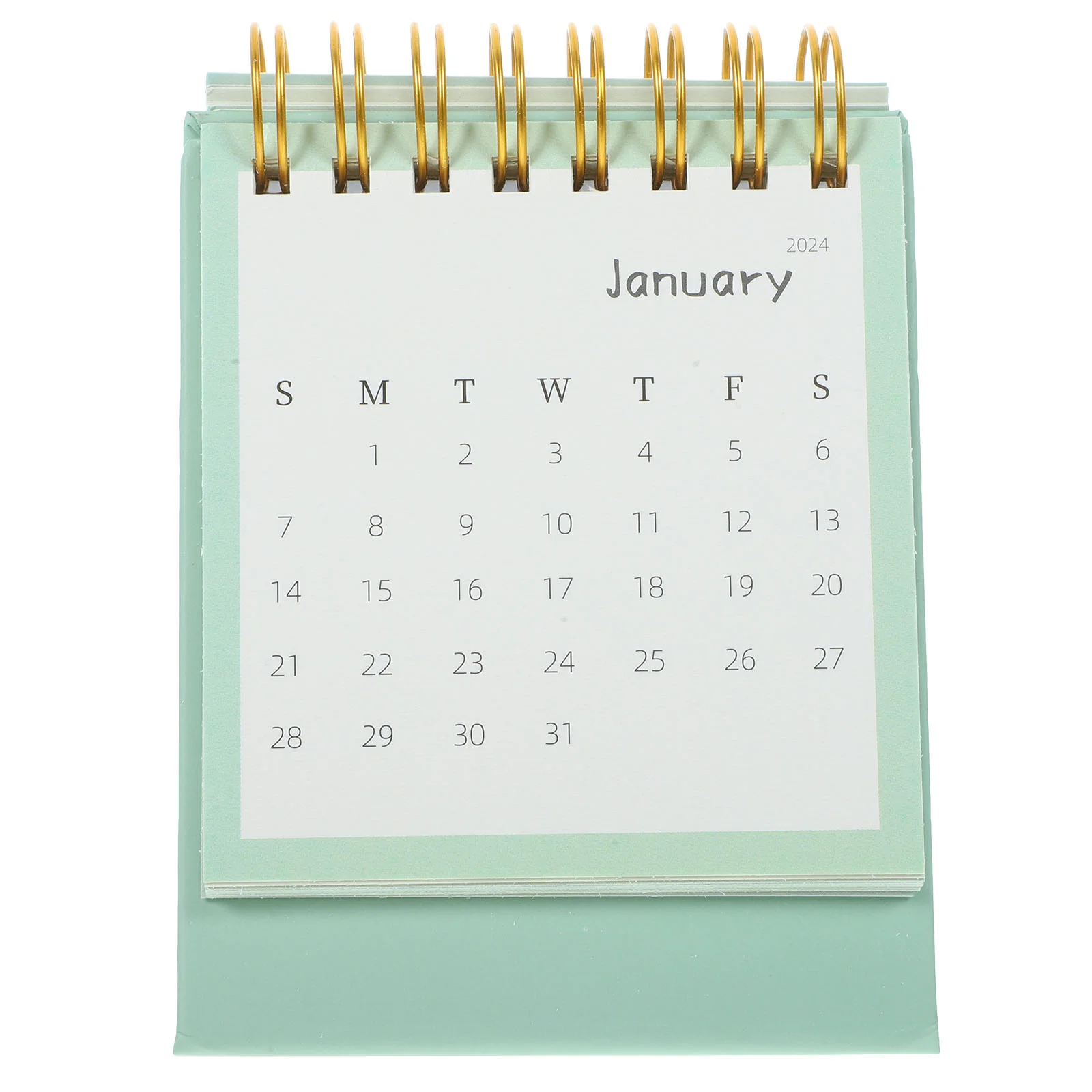2024 Small Desk Calendar Exquisite Creative Decor Daily Standing Mini Delicate Paper Home Office