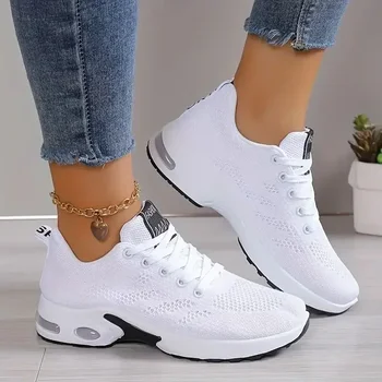 Women's Causal Sneakers Mesh Lightweight Platform Breathable Running Shoe Fashion Comfortable Daily Outdoor Luxury Women's Shoes 1