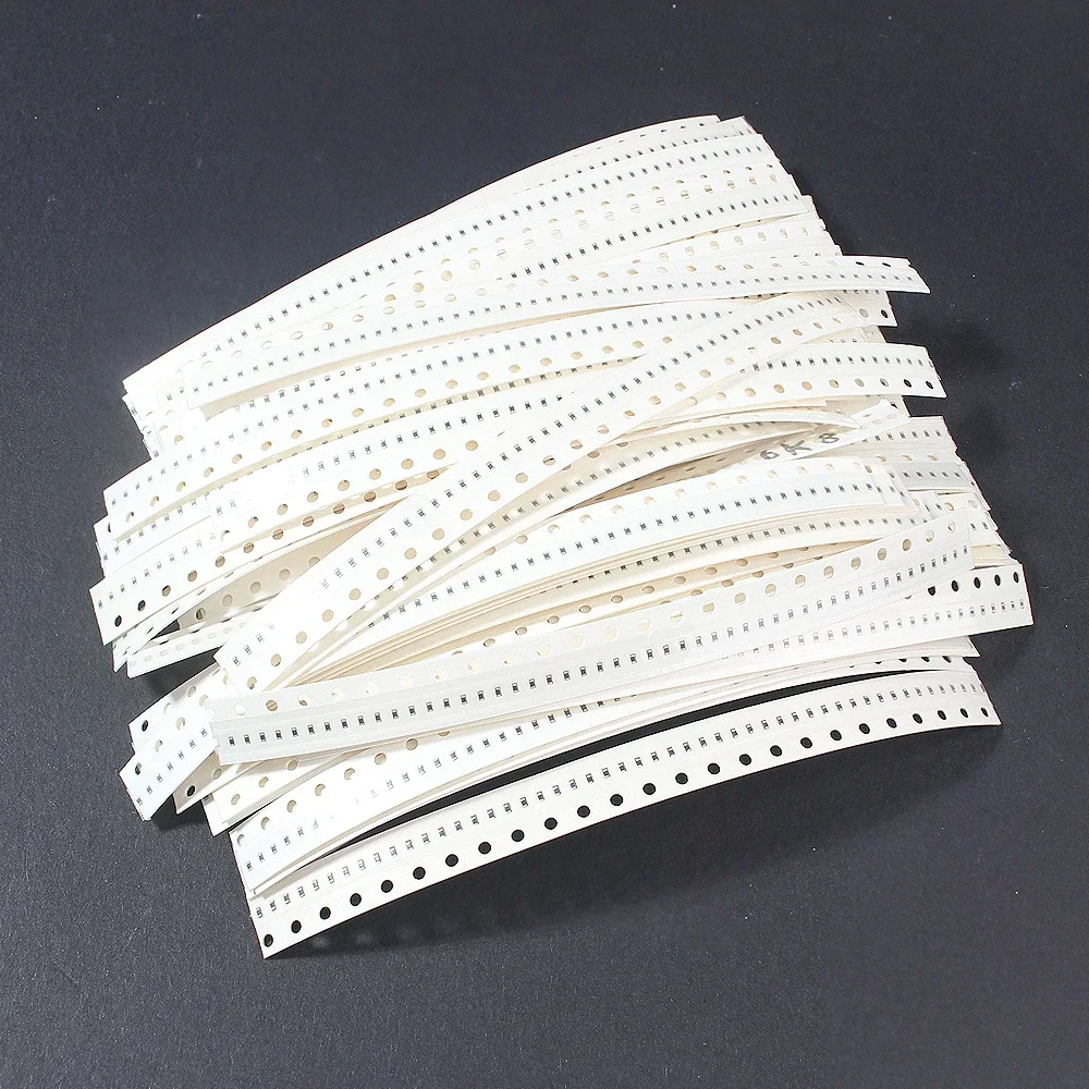 4000PCS 80 Values 0402 New Chip Resistance Assorted Set 10 ohm ~ 910K ohm SMD Resistor Pack Diy Electronic 5% Set of Resistor