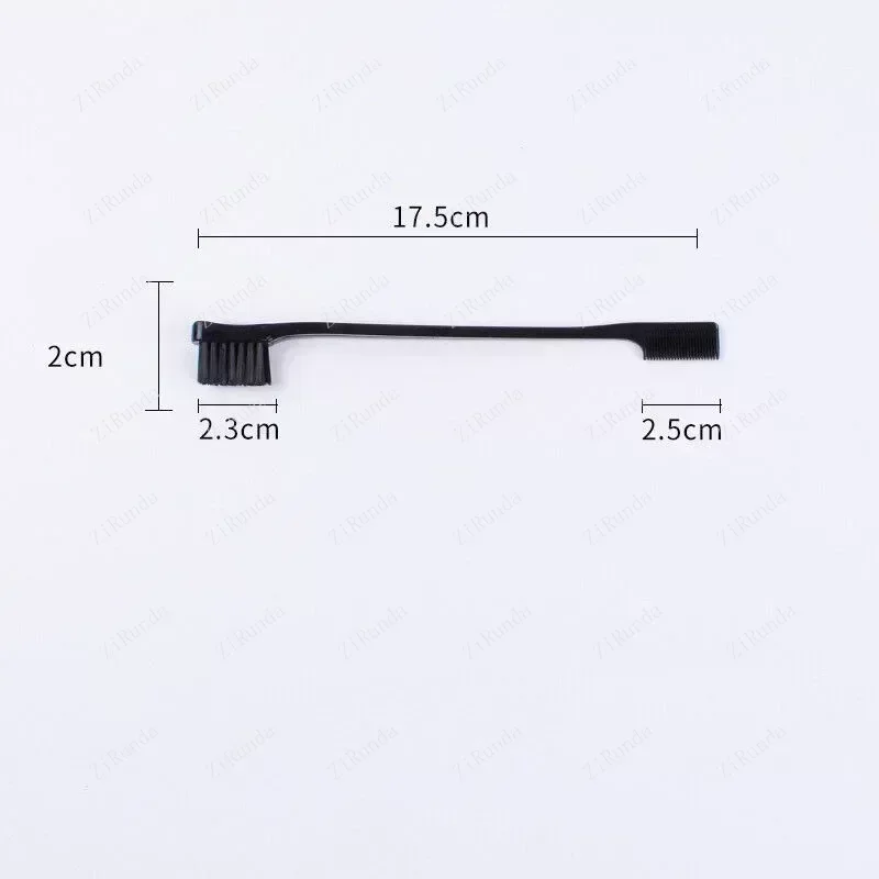 양면 엣지 컨트롤 헤어 빗, 헤어 스타일링 헤어 브러시 액세서리, 오일 베이킹 브러시 빗, 스타일링 파티션 빗, 3 개/로트, 신제품