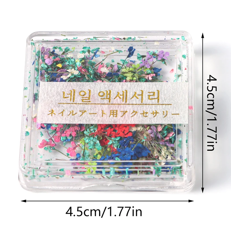 Nail Art DIY Decorations Japanese Style Gel Dried Flower For Nails Art Jewelry Charms Flower Beauty Salon Decoration 6