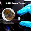100 PCS 2Ml HPLC Vials 9-425 Lab Amber Vials With Write-On Spot And Graduations,Screw Cap Amber 2