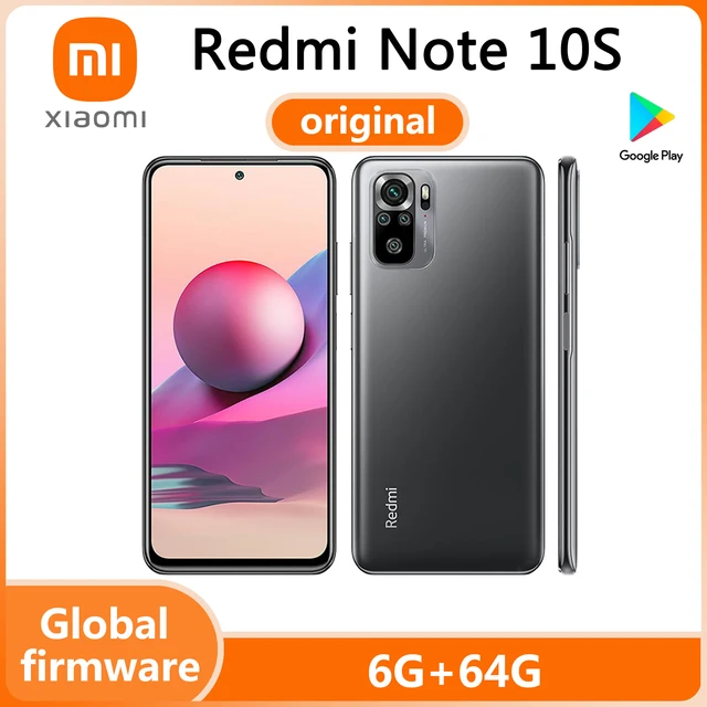 Google ROM Xiaomi Redmi Note 10S 4G 6.43-inch MediaTek Helio G95 Android 11 33W used phone