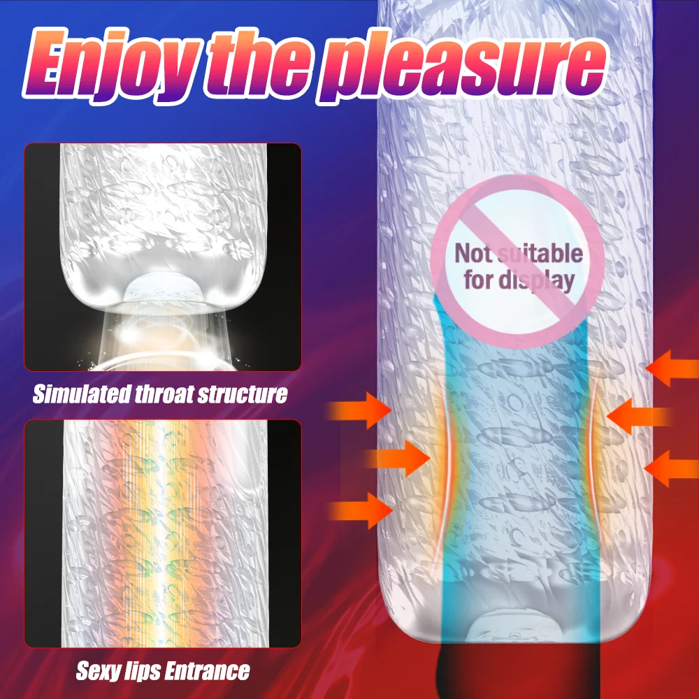 Automatic Sucking Vibrating Exerciser Men's Masturbation Trainer Delay Ejaculation Prostate Massager Sexmachine Adult Sex Toy