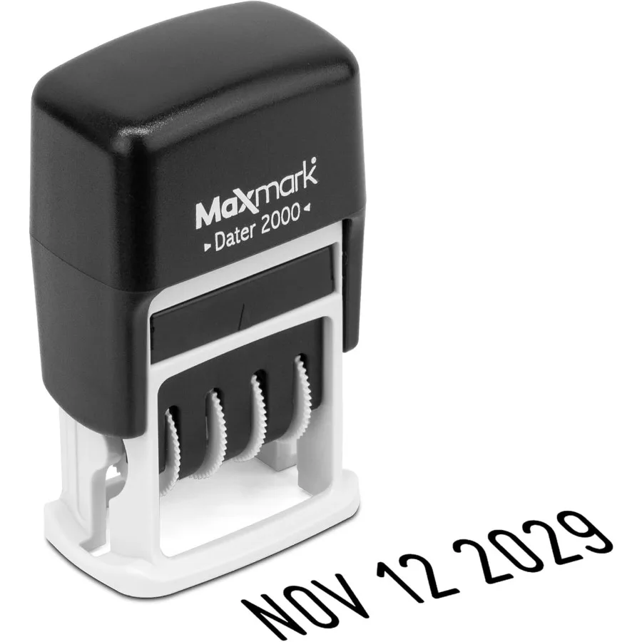 Self Inking Date Stamp with 2000 Dater Functionality