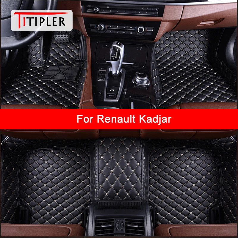 

TITIPLER Custom Car Floor Mats For Renault Kadjar Auto Accessories Foot Carpet