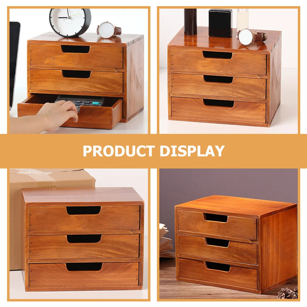 Desk Organizer Drawers Storage Benches Sundry Desktop Makeup