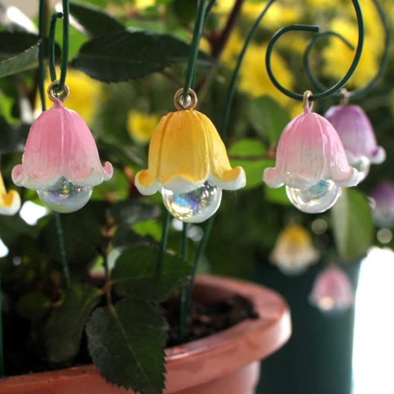 

9 шт., разноцветные полимерные орхидеи для украшения сада