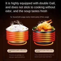 Midea Electric Pressure Cooker Household Intelligent High Voltage Electric Rice Cooker 5L Cooker Kitchen Appliances 2