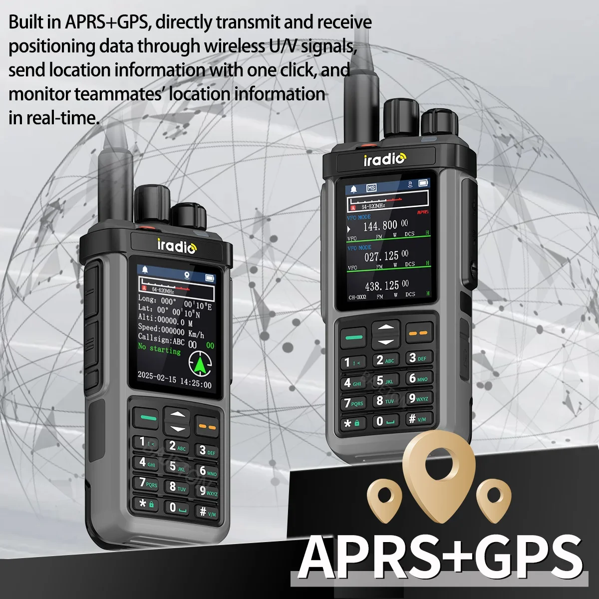 UV-98 PLUS GPS APRS Ham Radio Multi Band 10W AM FM CB SSB HF Cross Band Repeater