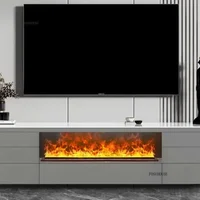 Водяной электрический камин 3D украшение интерьера гостиная паровые камины туманный камин встроенный реалистичный туман пламя t — изображение 4